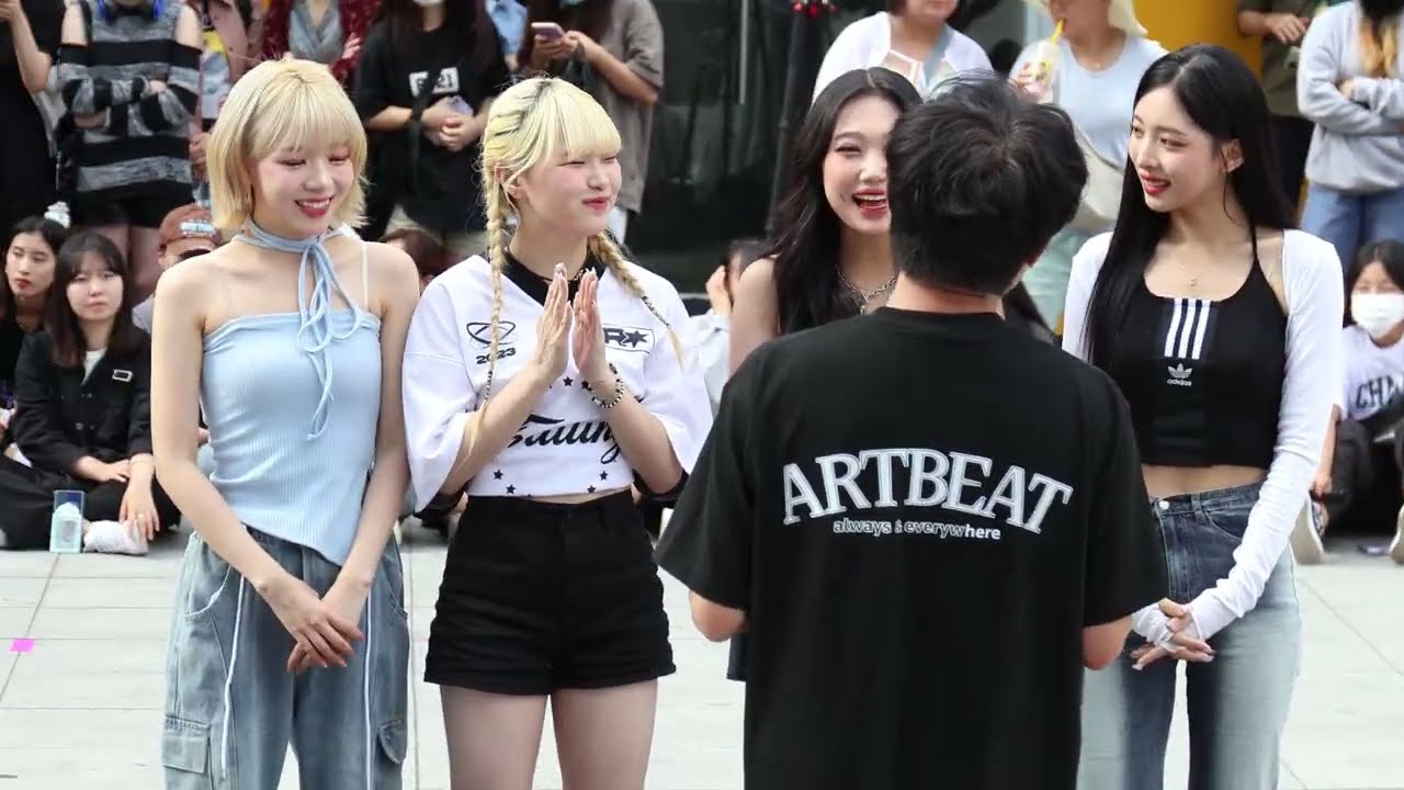 230923 ARTBEAT 아트비트 @신촌버스킹  Shhh   KISS OF LIFE