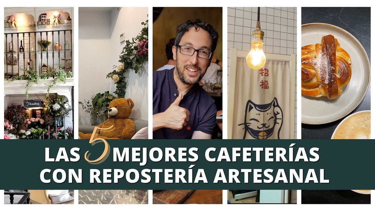 Las 5 MEJORES CAFETERIAS con repostería artesanal y café de especialidad.