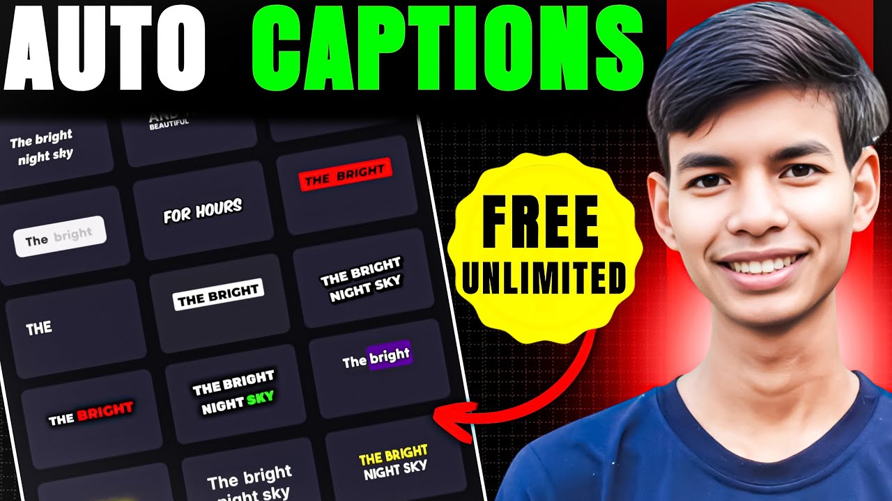 100% FREE AI Auto Caption Tools 2025 🔥 | No Watermark | Hindi & English Subtitles