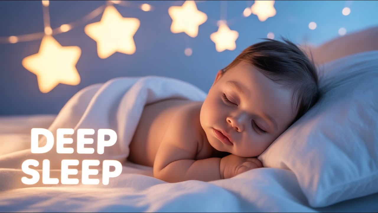 Baby Sleep in Minutes 😴 Deep Flute Lullabies + Gentle White Noise peaceful