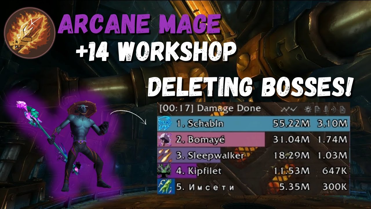 Deleting Bosses as Arcane Mage! | +14 Workshop | TWW S2