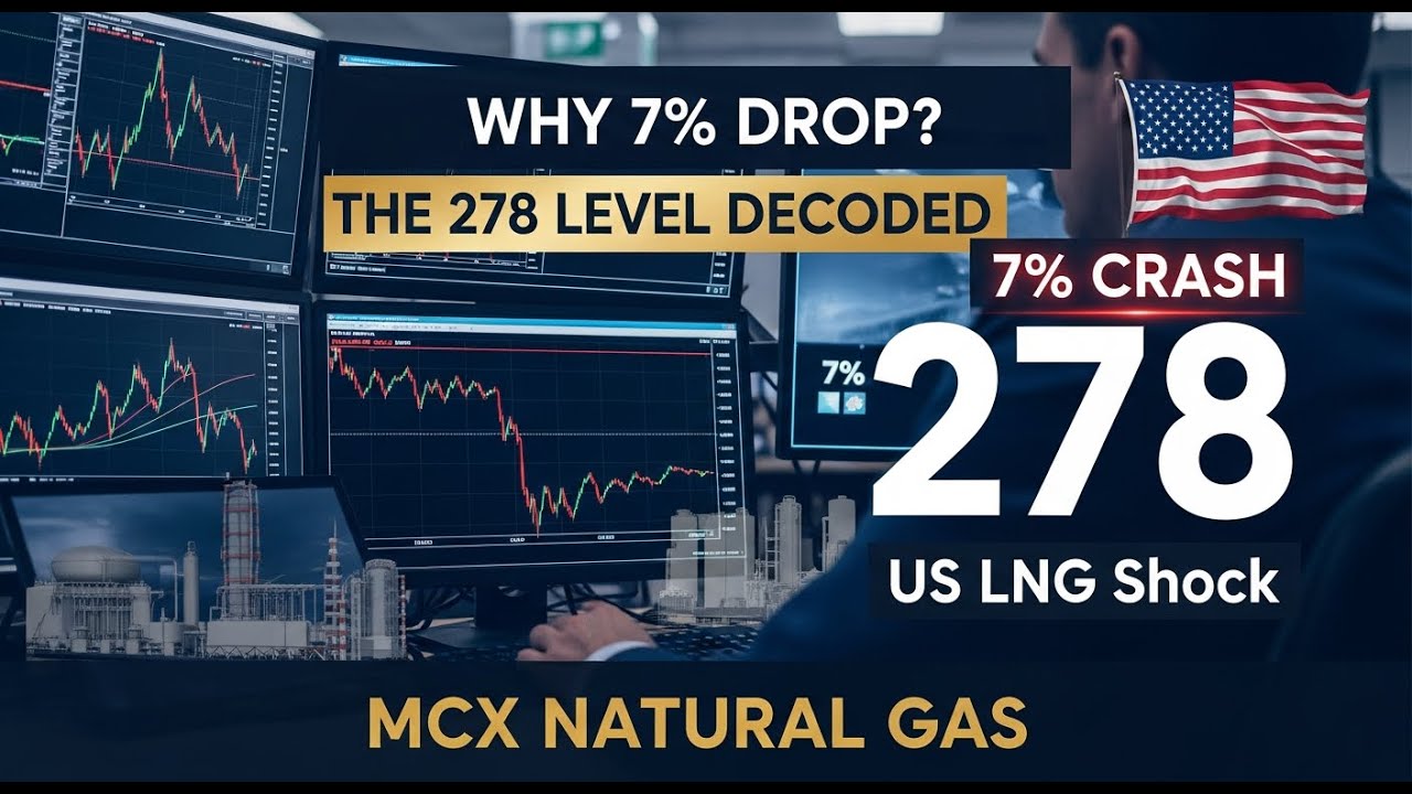 Natural Gas CRASH: Why ₹278 Today? 📉 | US LNG Crisis Explained | Market Decode News