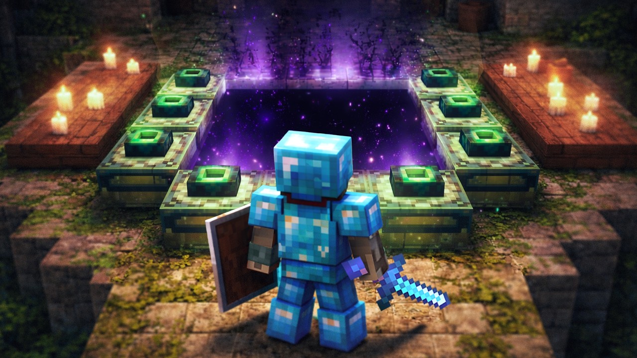 SURVIVING A HARDCORE MINECRAFT WORLD (full movie)
