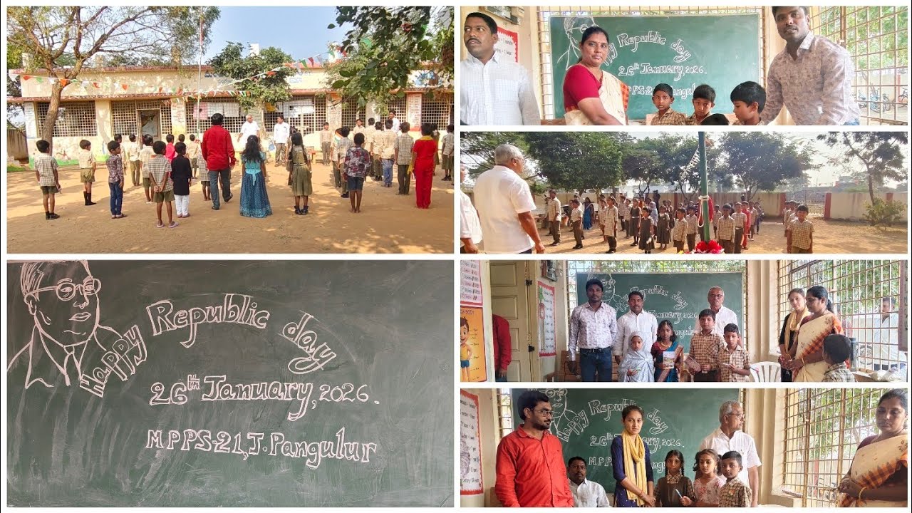 #Republic day celebrations#MPPS-21, J Pangulur # Karthika deepam song#