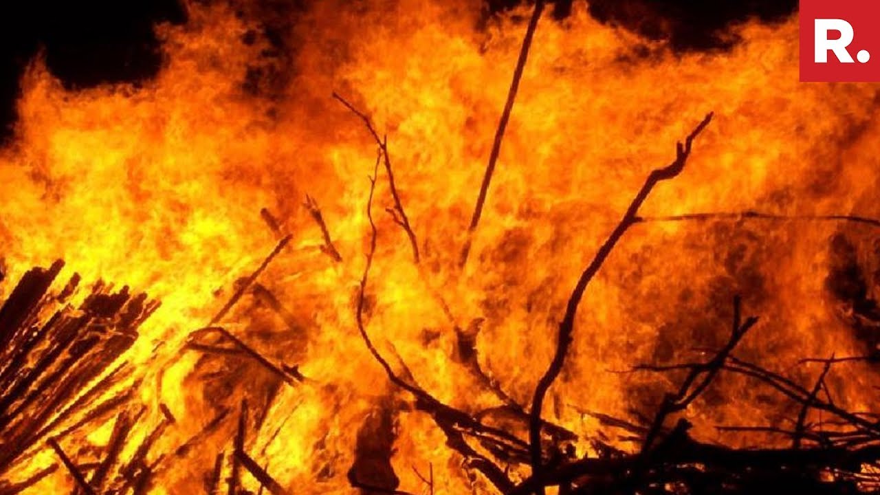 Massive Fire Guts Over 100 Shanties In Gurugram Slum