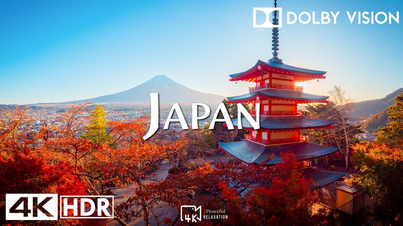 Japan 4K Autumn Aerial Film - Experience the Colors and Culture of Fall in Japan - 4K ULTRA HD