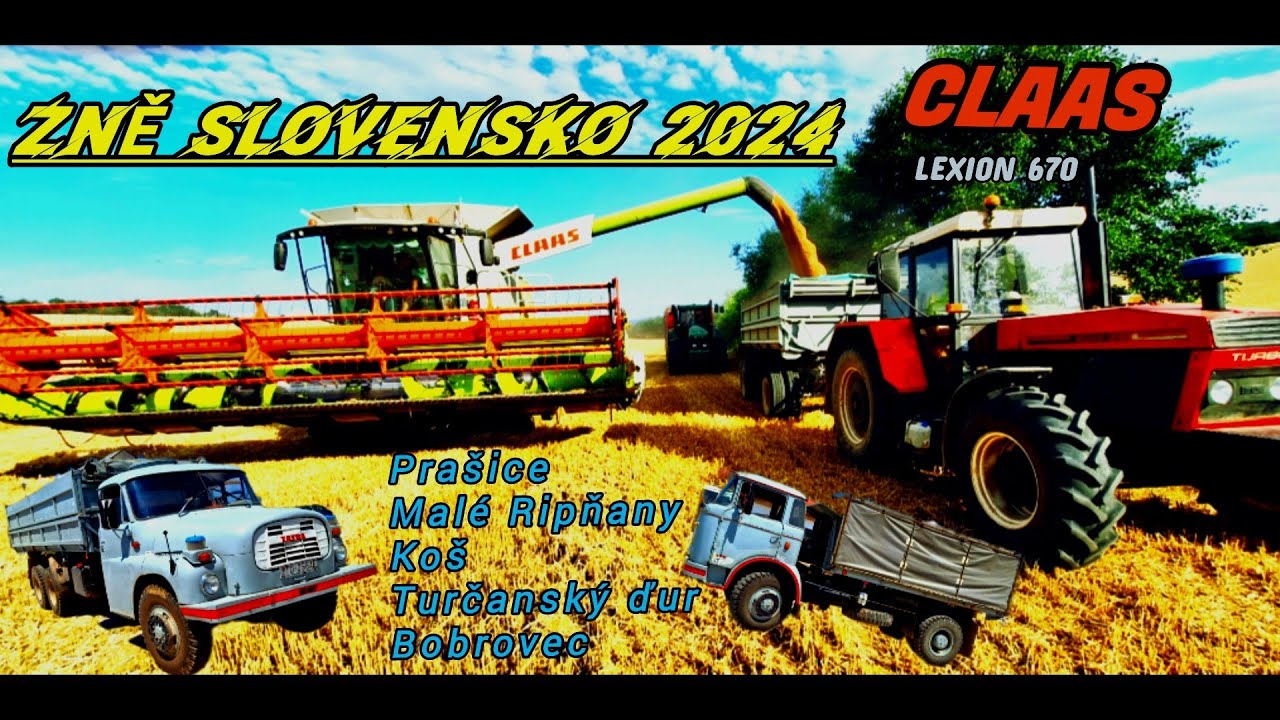 ŽNĚ🌾🇸🇰Slovensko 2024 claas lexion 670