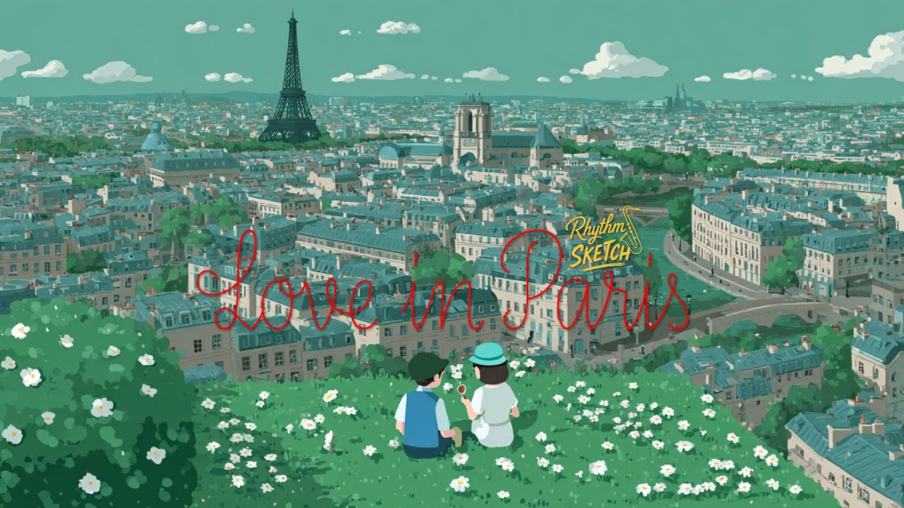 Playlist | Love in Paris 💕🥖 Romantic French Café Jazz for Reading, Relaxing & Slow Evenings