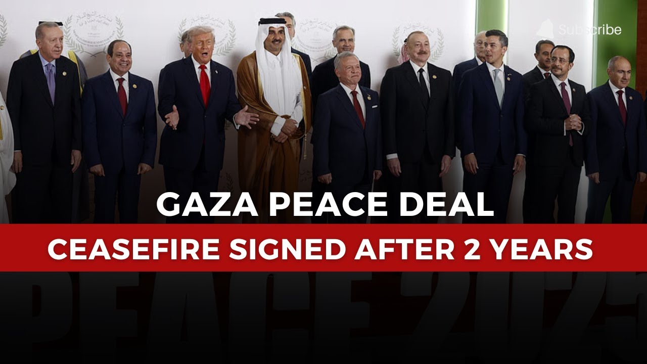 US, Egypt, Qatar & Turkey Sign Historic Gaza Ceasefire Deal
