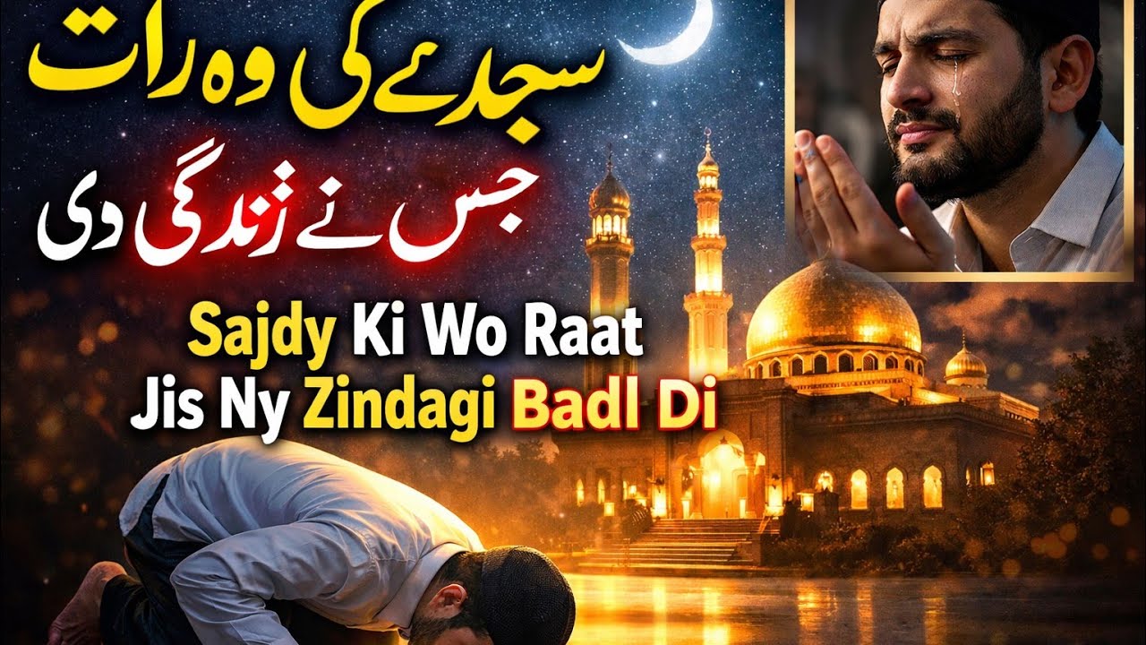 سجدے کی وہ رات جس نے میری زندگی بدل دی | Heart Touching Islamic Story