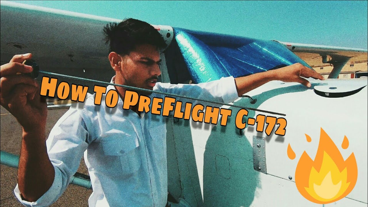 How To Do PreFlight Cessna 172 🛩🔥 Fly With Sky