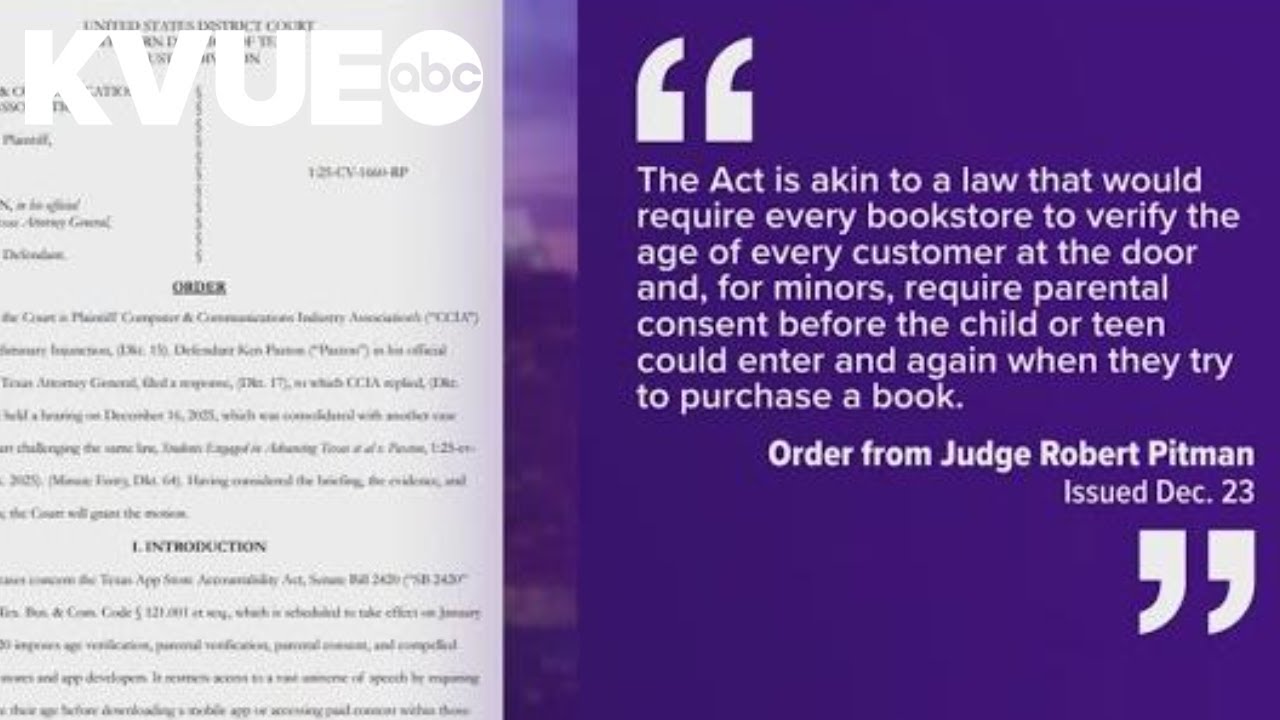 Federal judge halts Texas app store law over first amendment concerns