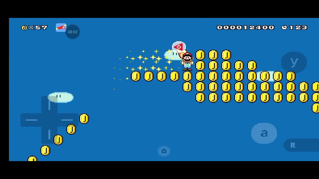 Jugando  speedruns en mario maker