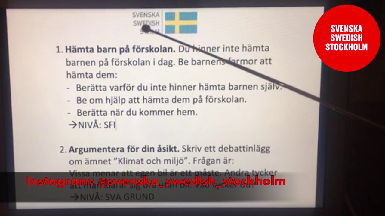 H&auml;mta barn p&aring; f&ouml;rskolan - Argumentera f&ouml;r din &aring;sikt - skriva p&aring; svenska