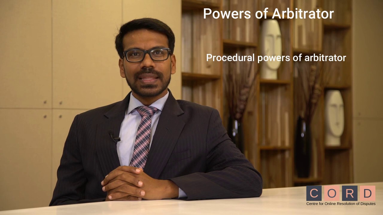 Powers of Arbitrator