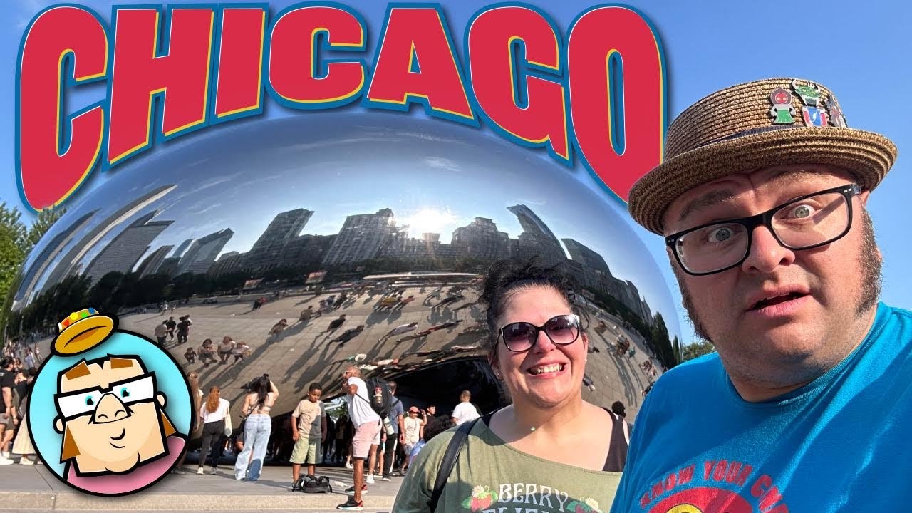 Amazing Day In Chicago!  Navy Pier - The Illuminarium - The Bean - Served Ice Cream by a Puppet
