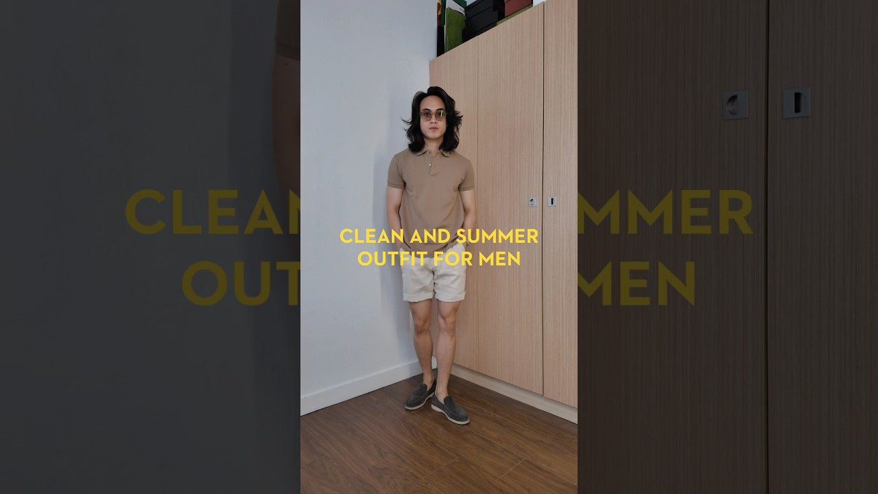 clean and summer outfit for men 