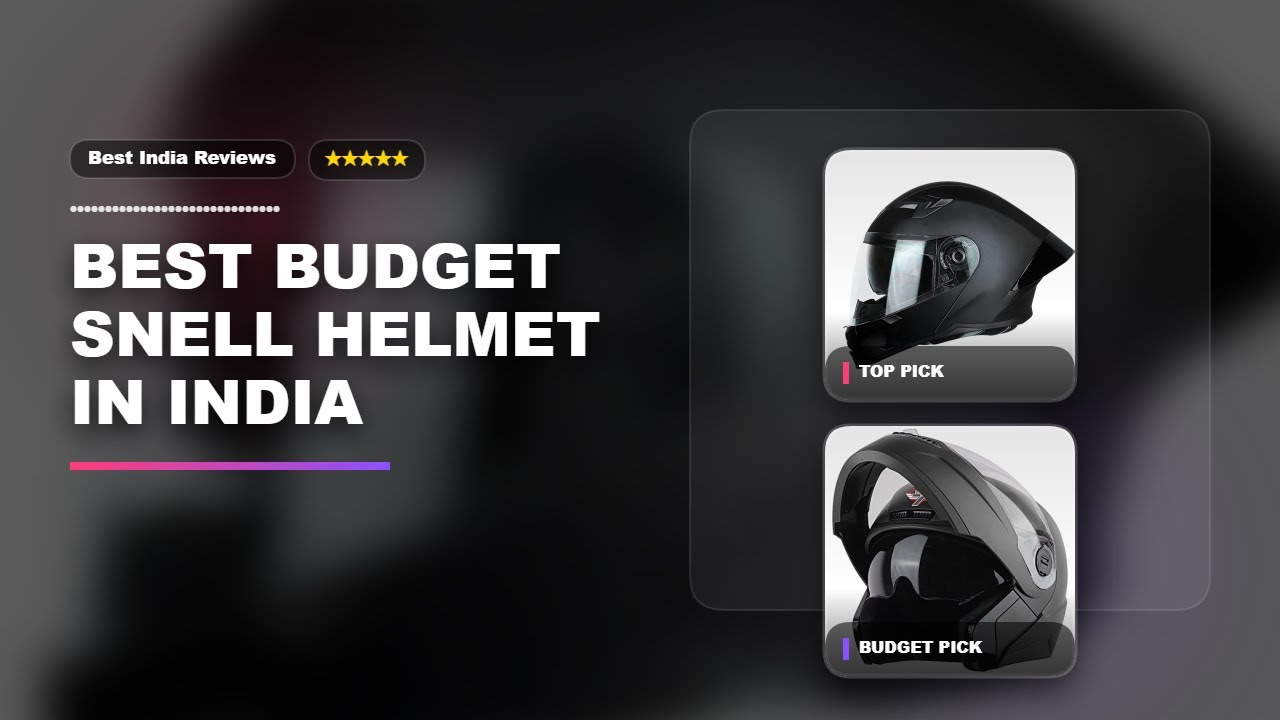 Best Budget Snell Helmet in India | Budget