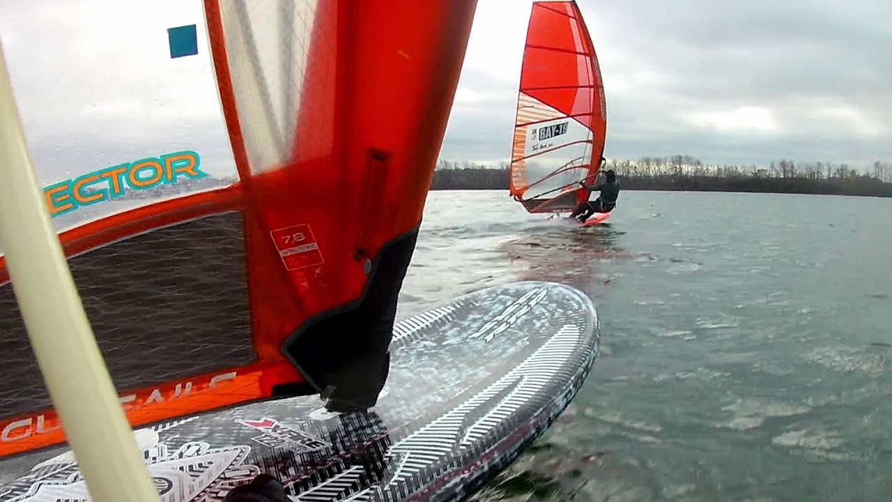 Slalom Windsurfen/ Was ein geiler Januar