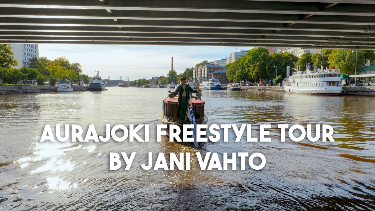 Aurajoki  freestyle tour by Jani Vahto [4K, 60fps]
