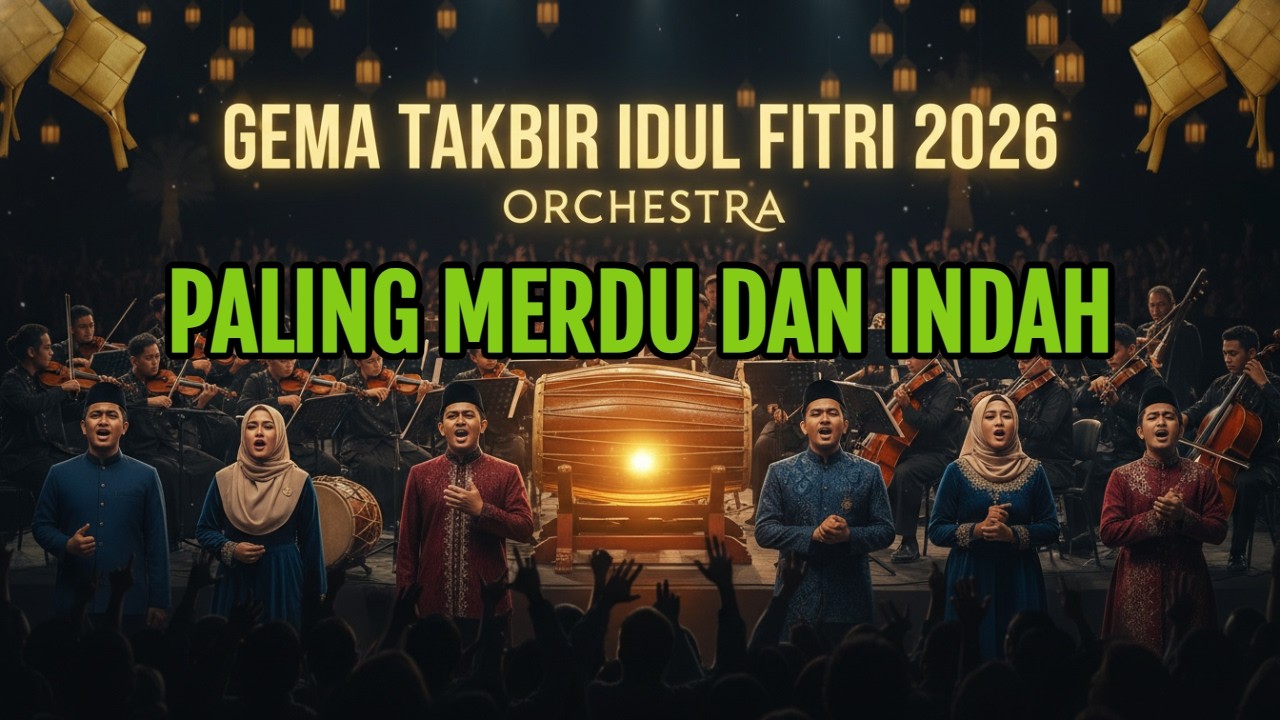 GEMA TAKBIR IDUL FITRI 2026 - Paling Enak Didengar  | ORCHESTRA MERDU