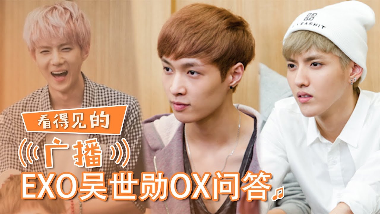 [中文字幕] 一起来猜EXO吴世勋的OX问答 | 可视电台