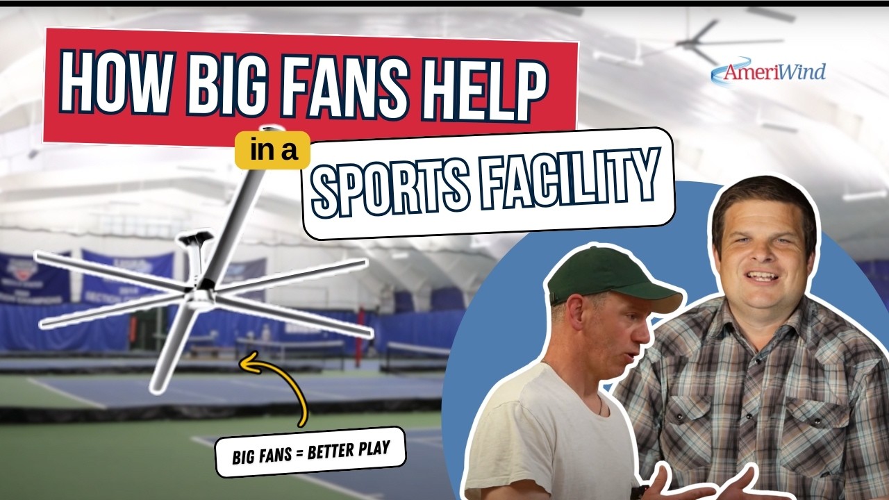 How Big Fans Help In a Sports Facility