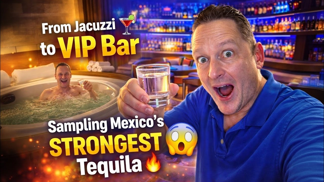 From Jacuzzi to VIP Bar 🍸 | Sampling Mexico’s STRONGEST Tequila 😳