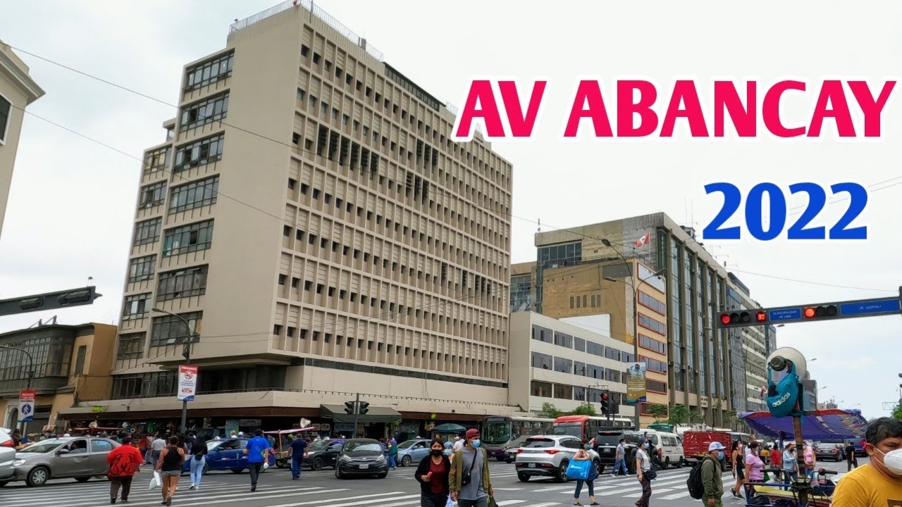 ASÍ LUCE AV ABANCAY DESORDENADO CON MUCHO TRÁFICO:DÍA 12/01/2022-HORA LAS 12.00 M.D
