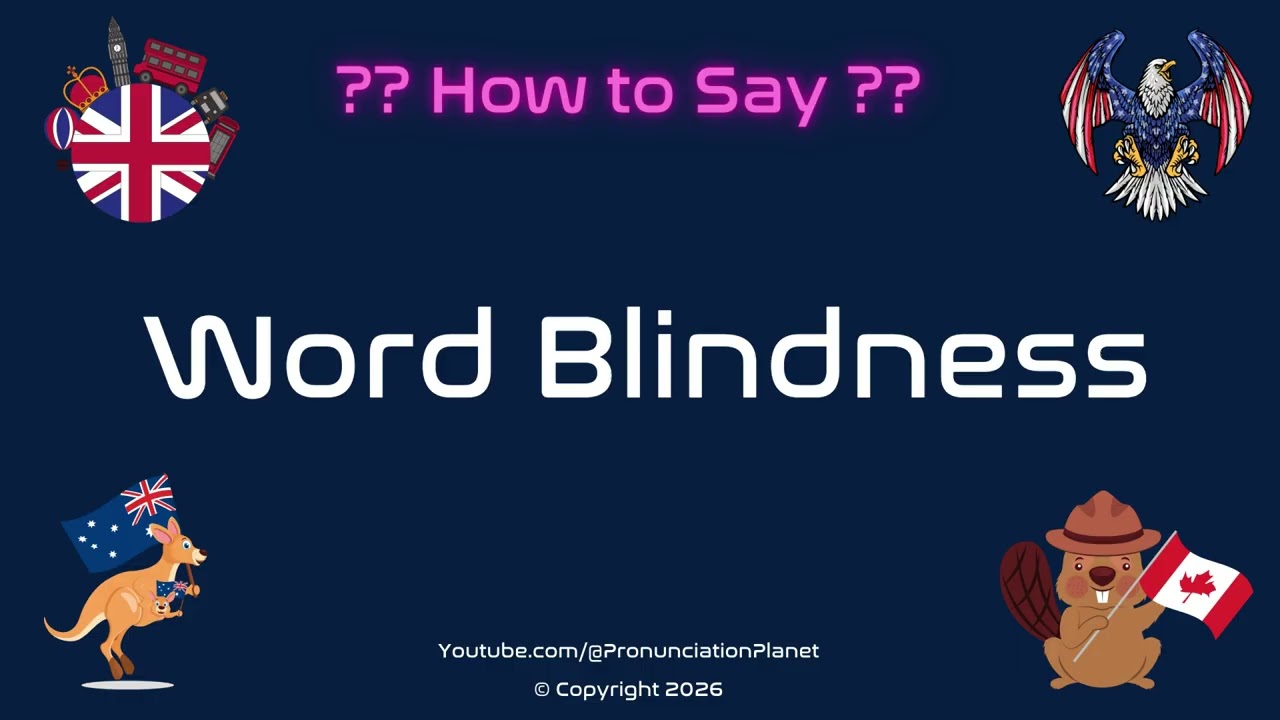 📝 👀 How to Pronounce Word Blindness? (CORRECTLY) | Pronunciation Planet