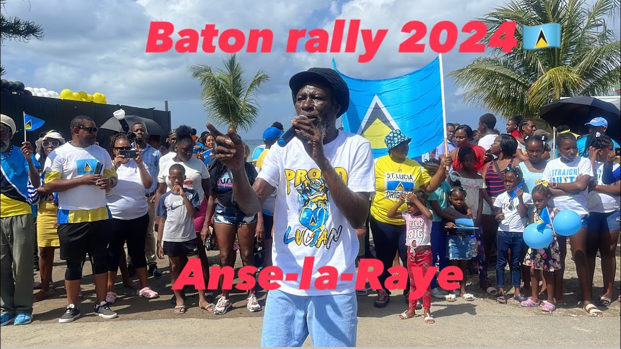 Anse-la-raye (st.Lucia )baton rally