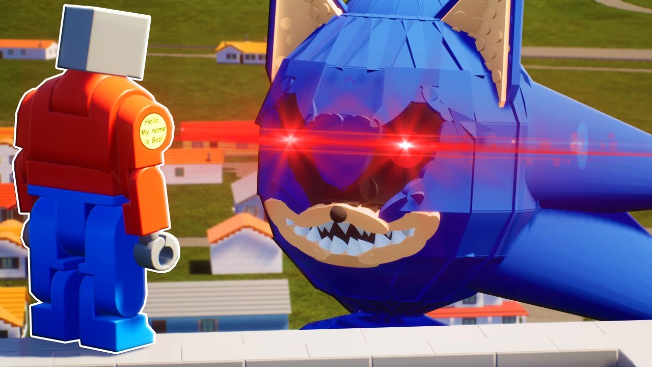 Sonic.EXE Destroys Massive Lego Building in Brick Rigs Tower Survival!