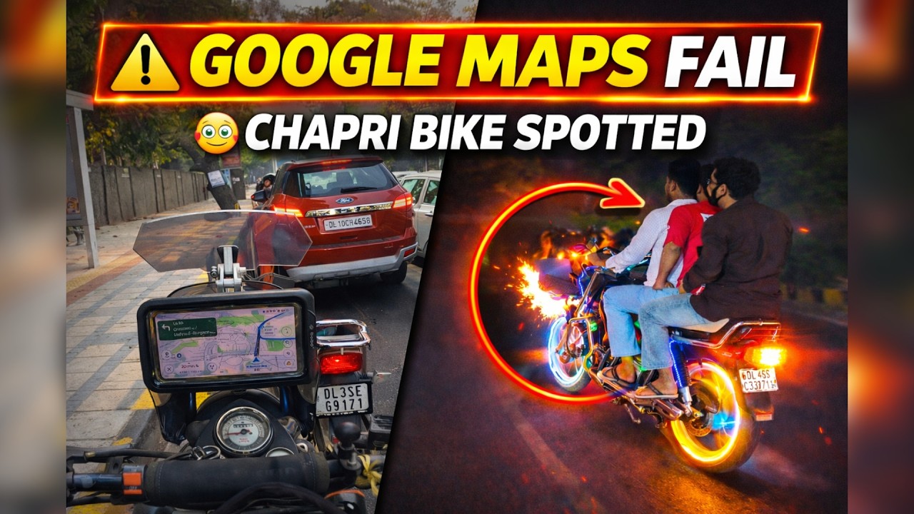 Google Maps Ne Fasa Diya 😭 | Road Pe Mil Gaye Chapri Wo Bhi Modified Splendor Par 😳 | Vlog 69