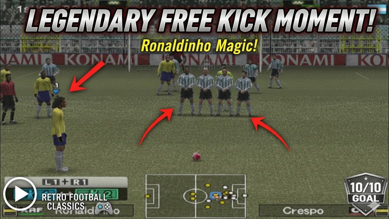 "Бразилия разгромила Аргентину! Эпический матч в PES 2006 ⚡️🔥"