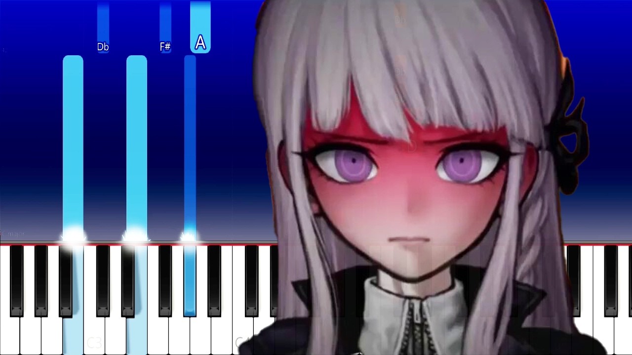 Danganronpa - Kyoko Kirigiri - Thick Of It Meme (Piano Tutorial)