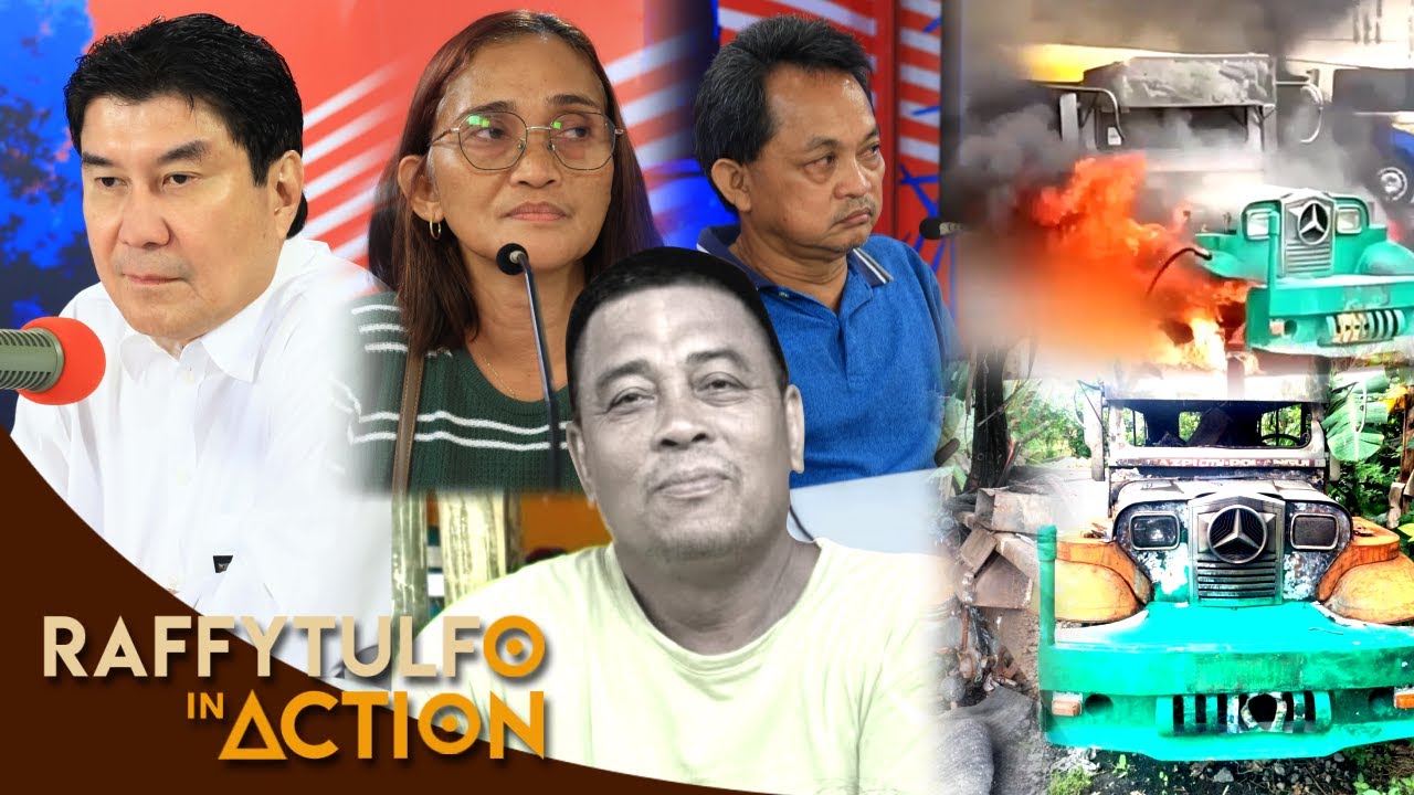 JEEP AT DRIVER NITO, NASUNOG!