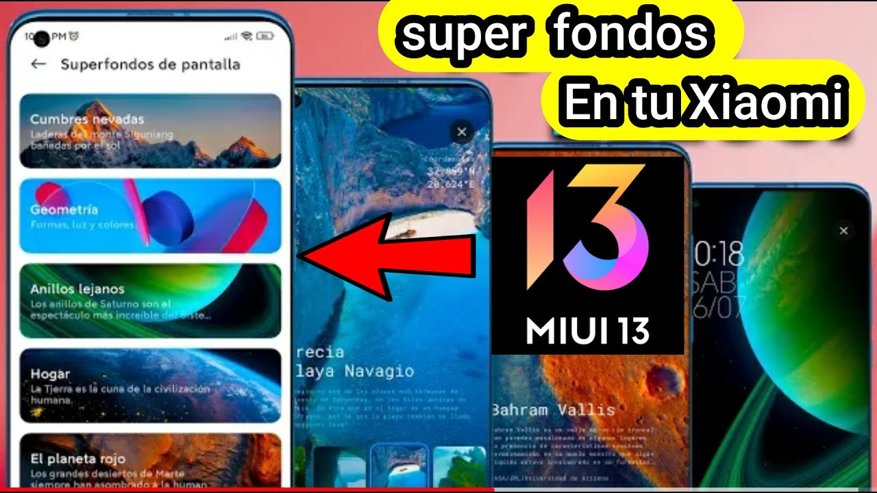 Como activar  super wallpaper en Xiaomi / Miui 13
