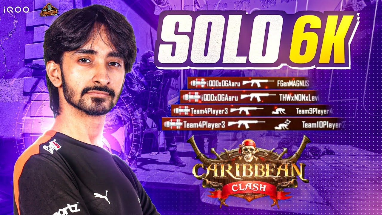 Solo 6K: T1 Tournament IGL POV - iQOO | OGAaru 🦧🧡