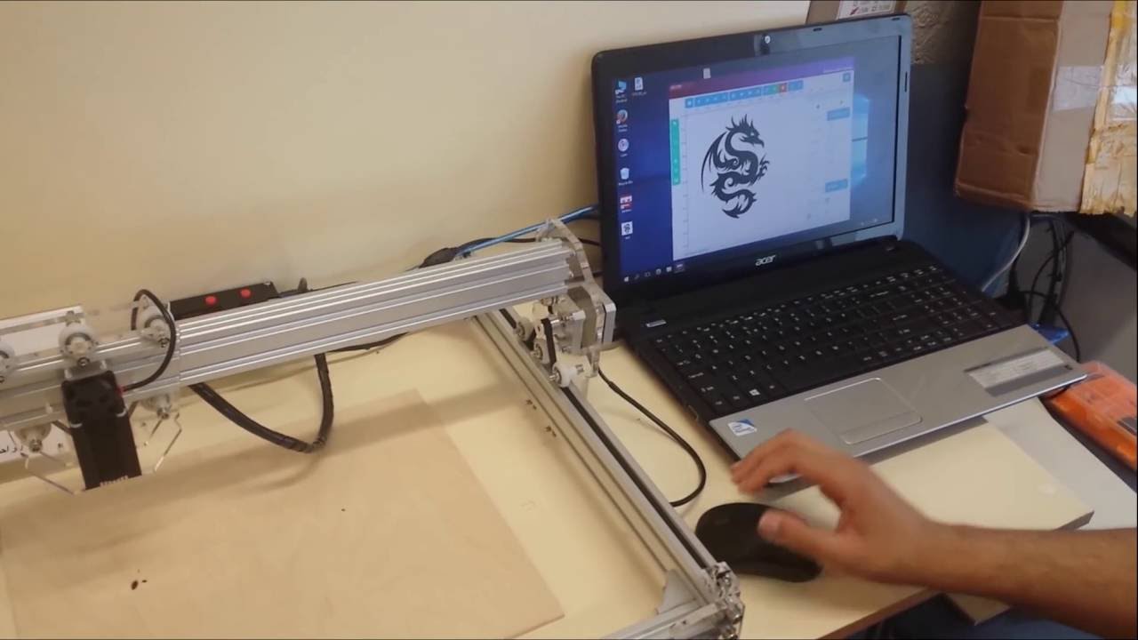 2500mW A3 30x40cm Desktop Violet Laser Engraver Problems
