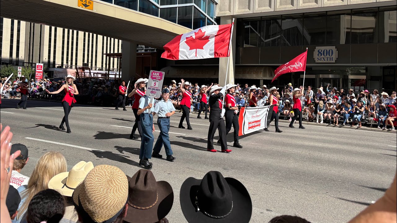 Calgary Stampede Showband at the Calgary Stampede Parade July 4, 2025