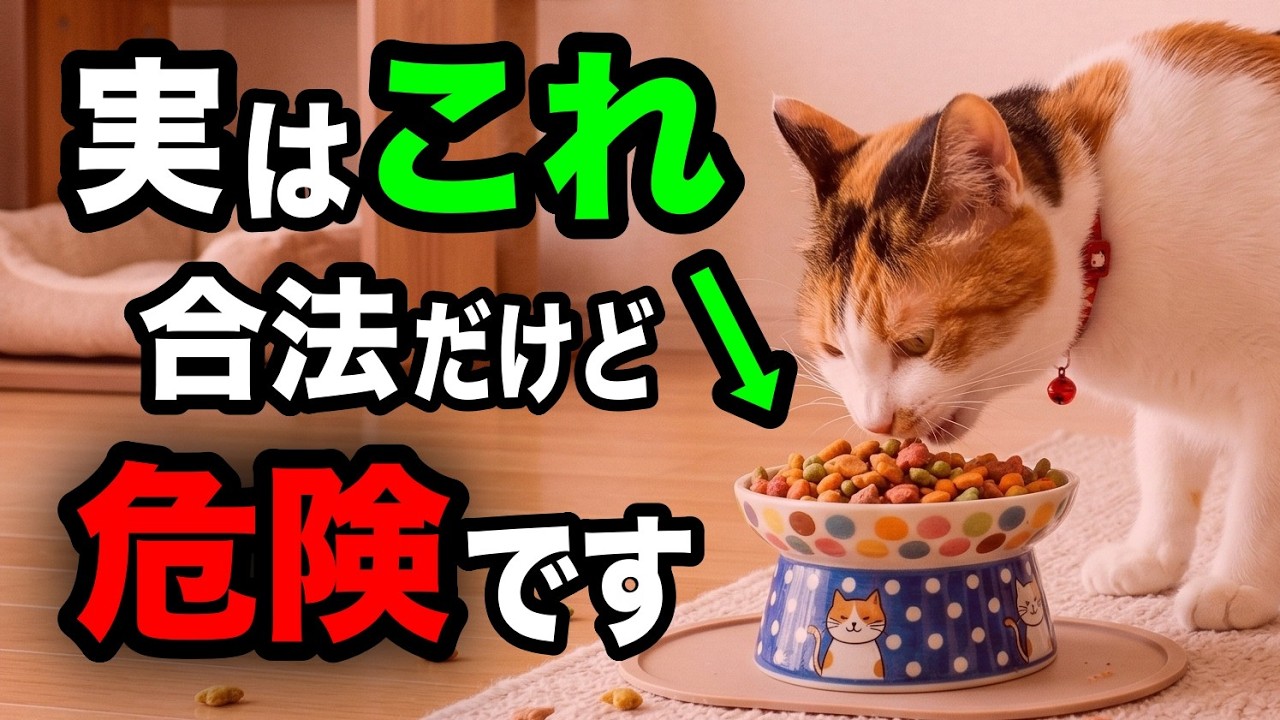 合法だけどリスクのある添加物を獣医師が解説します【猫の食事がわかる本⑱ P58-60】