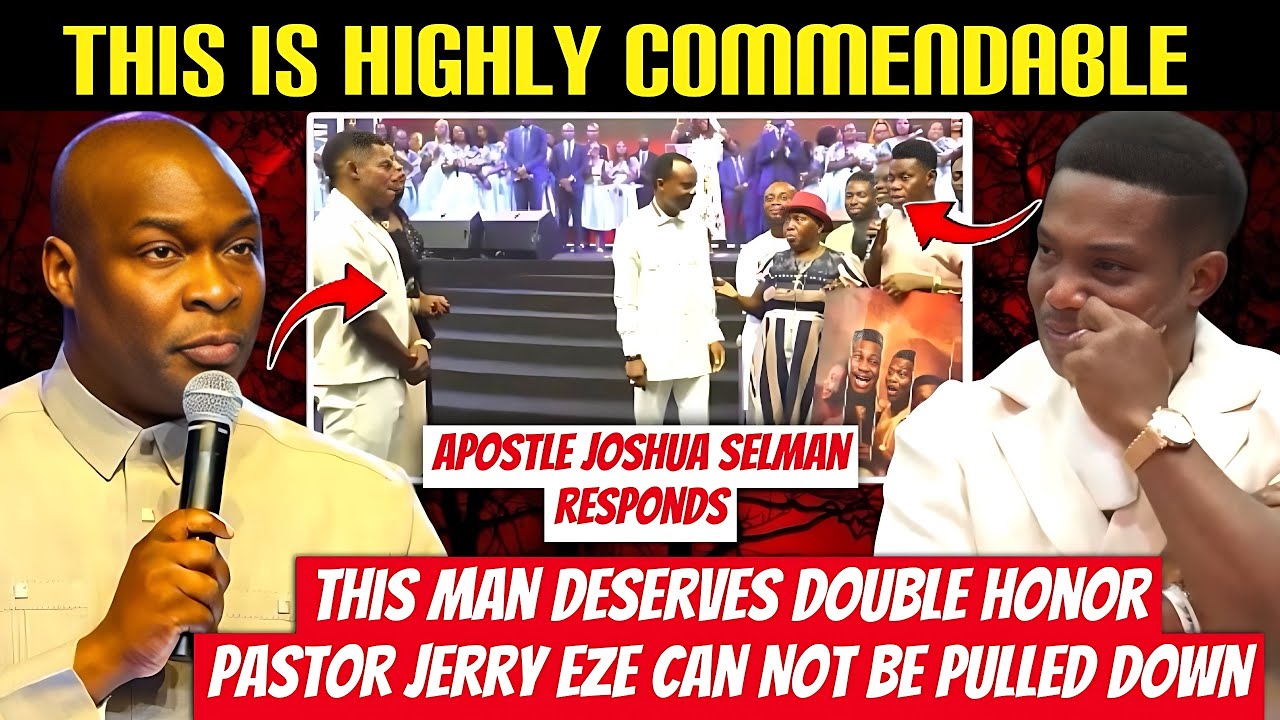 BREAKING‼️Pastor Jerry Eze In TEARS As Apostle Joshua Selman Responds To Critics & Pastors