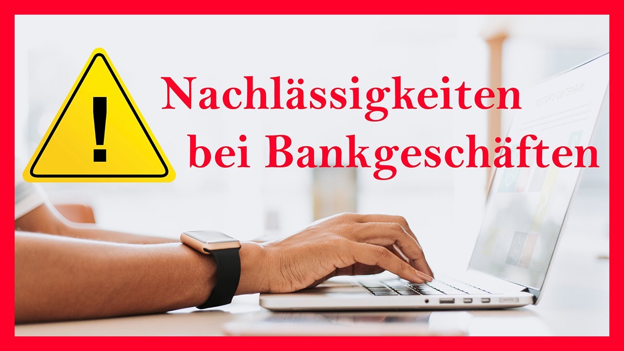 Nachl&auml;ssigkeiten bei Bankgesch&auml;ften | Dr. Reichmann Rechtsanw&auml;lte