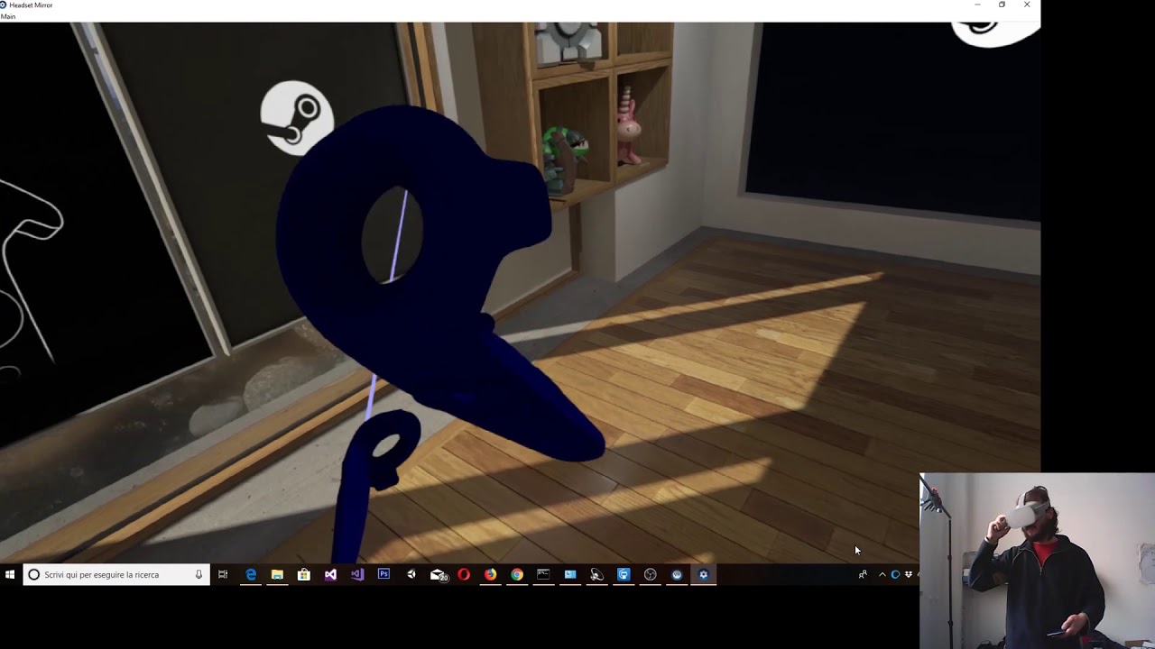 Using my phone as a controller on the Oculus Go thanks to Riftcat VRidge