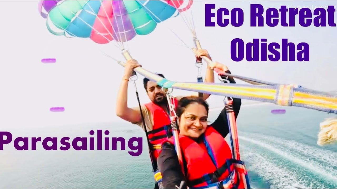 Parasailing In Odisha 🪂 Eco-Retreat Konark Odisha ||watersport in Odisha 
