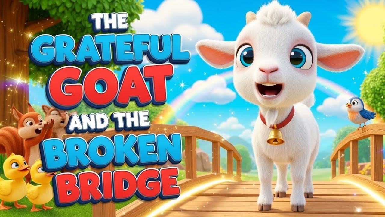 The Grateful Goat and the Broken Bridge | Kids Moral Story | Bedtime Stories