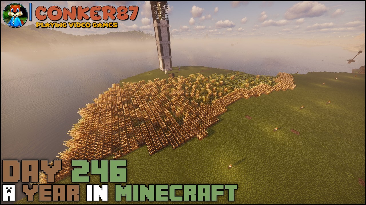 Little Commentary Wheating, Part 1 (Check Pinned Comment) | Day 246 – A Year In Minecraft