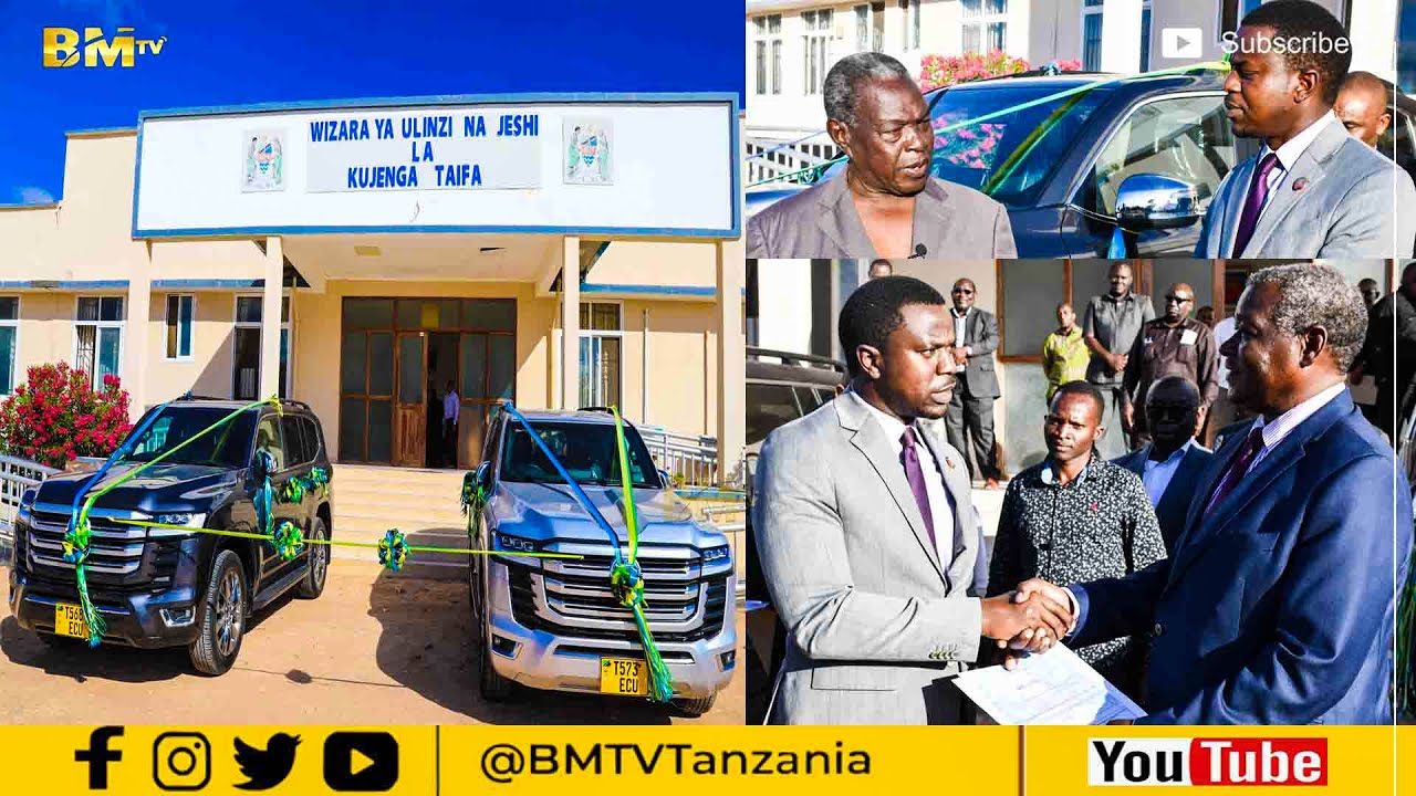 🔴#LIVE  Jenerali Mboma na Jenerali Waitara (Wastaafu) Wakikabidhiwa Magari Mapya
