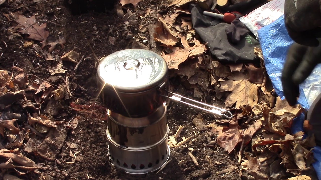 Silverfire Scout Bush Stove...Backwoods Biker