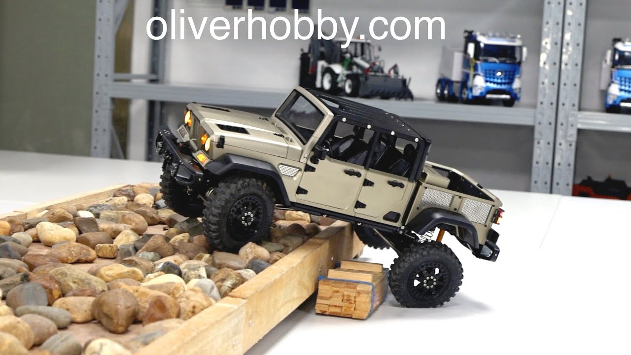 Assembled TWOLF 1/10 TW-715 RC Off-road Crawler Full Metal, 2 speed, can cut front power, diff lock